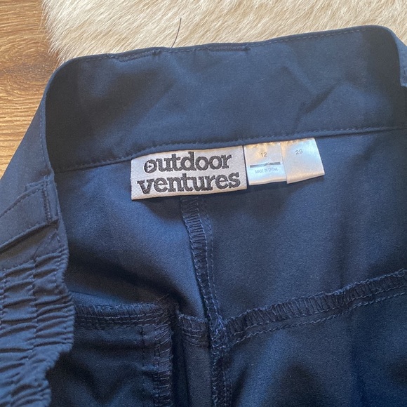 Outdoor Adventures dark blue zip-off/convertible hiking pants - Picture 8 of 11